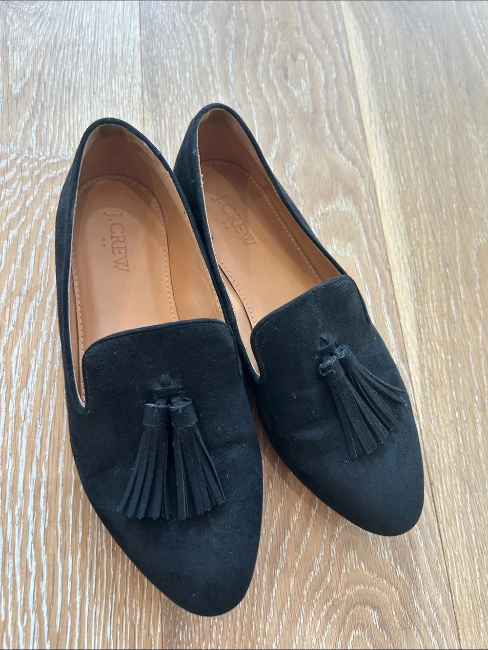 J. Crew Faux Suede Tassel Loafer Size 7